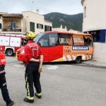 Autobús sin frenos "Estamos bien, ha sido un susto" 6 Autobus accidente Andratx 5